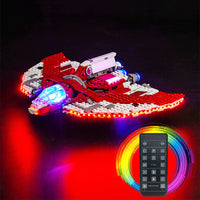 Brick Shine -  Light Kit for  LEGO® Ahsoka Tano's T-6 Jedi shuttle 75362