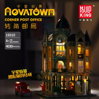 MOULD KING 16010 Corner Post Office Premium Modular Building Brick 4030PCS Set