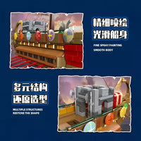 JIESTAR Building Blocks MOC 58002 Spartan Ship Construction Toys Kids Adult