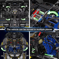 Mould King 13182 Car Building 1:8 Scale Supercar 4802 pcs Toy Clamping Blocks