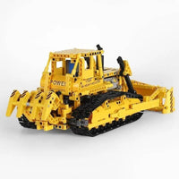 Mould King MOC The APP RC Bulldozer Truck Brick DIY Model Kid Toy