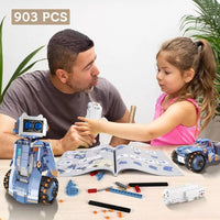 Mould King 15078 Robot Building Blocks Toys, 5 in 1 STEM Projects for Kids Ages