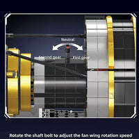 Mould King 10141 No.Aircraft Engine Building Block Toy 2256pcs