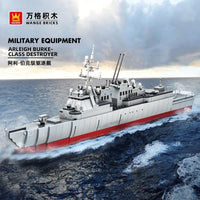WANGE 5511 Arleigh Burke-class Destroyer with 600 Pieces