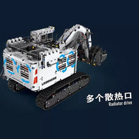 MOULD KING 13130 Liebherrs R9800 Terex RH400 Mining Excavator remote controlled