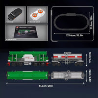 Mould King 12026 Train Building Block Toy, Steam Locomotive Train 1090 pcs