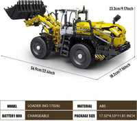 Mould King 17026 Pneumatic Loader Building Model with Motor/APP Remote 1803 PCS
