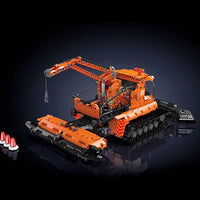 MOULD KING 17051 Snowfield Engineering Vehicle With Motor with 1241 Pieces