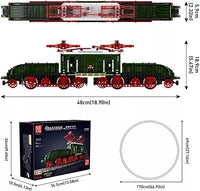 Mould King 12023 Crocodile OBB 1189.08 Electric Steam Locomotive Building Block