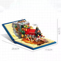 JIESTAR Building Blocks JJ9059 Express Train Movie & Game DIY toy 889 pcs