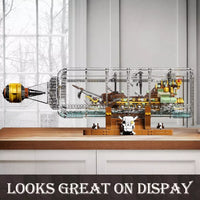 Mould King 10067 Pirates Ship in a Bottle Building Blocks Kits for Kids 2499pcs