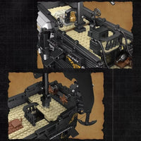 Mould King 13111 Pirates Black Pearl Ship Bricks Kids Toys