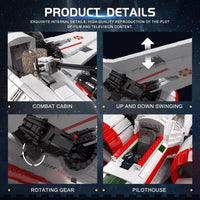 Mould King 21044 Star Plan Toy ARC-170 Starfighter Spaceship Model Large Space