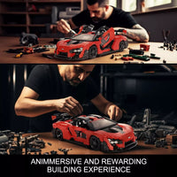 Mould King SuperCar Sanna MOC Building Blocks and Construction 1:12 Toy 1182pcs 10007