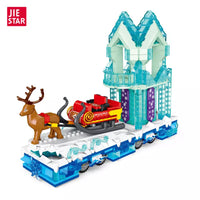 JIESTAR Building Blocks JJ9012 Dream Crystal Parade Float Castle Christmas Toy