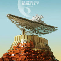 5162PCS Star Destroyer Empire Ship Over Jedha City Building Block Model New