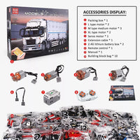 Mould King 13139 Wing Body Truck Building Kits 4166 Pieces with Motor/APP Remote