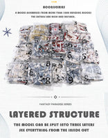 MOULD KING 11004 The Station Of The Creamland Building Block 3132 Pcs Set Gift