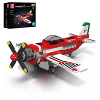 Mould King 24058 Racing Airplane Building Block Toy 470 pcs