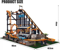 Mould King 11012 Roller Coaster Building Set Amusement Park Track Train 3238pcs
