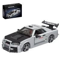 Mould King 10113 No. Skyline GTR R34 Car Building Block Toy 1471 pcs