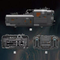 Mould King Plan A-A4B Landflyer Space Ship Bricks Models Kids Toys