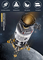 MOULDKING 21006 Apollo 11 Spacecraft Construction Building Block Gift Toy 7011PC