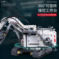 MOULD KING 13130 Liebherrs R9800 Terex RH400 Mining Excavator remote controlled