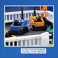 JIESTAR Small Angle JD037 Amusement Park Bumper Car Building Block Toy 1099 pcs