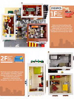 MOULD KING MOULD KING 16008 Coffee House Modular Building Brick 3103 PCS Set