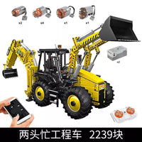 Building Blocks MOC 17036 Bulldozer Engineering Vehicle Toys