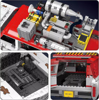 Mould King 10071 Creative for Icons Ghost Bus Car Big Set Technology Clamp Block