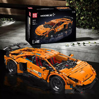 Mould King 13177 Super Sports Car Building Blocks Kit, 1:10 Car Model 1608 PCS