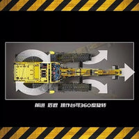 Mould King RC All Terrain Excavator Crawler Truck Bricks Model Kids Toy