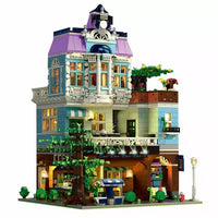 MOULD KING 16004 The Cafe With Light Kit Building Brick 3430PCS Set Toy