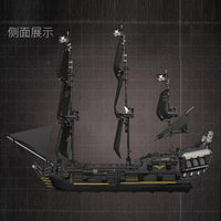 Mould King 13111 Pirates Black Pearl Ship Bricks Kids Toys