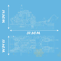 MOULD KING 10161 Snow White Carriage with 1214 Pieces