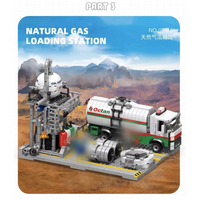 JIESTAR JJ9014-JJ9016 Chemical Plant with 2100 Pieces