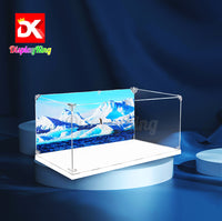Display King -Acrylic display case with screw for LEGO® Arctic Explorerscience Lab Truck 60471