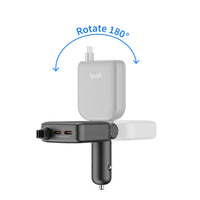 sky Budi CC605B PD 50W 3-Ports Fast Car Charger