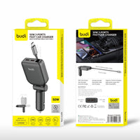 sky Budi CC605B PD 50W 3-Ports Fast Car Charger