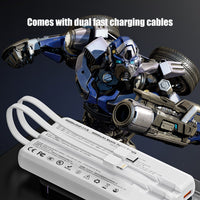Transformers TF-D28 10000mAh Powerbank Built-In Cable
