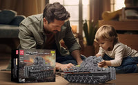 Mould King 20028 Army Tank Building Block Set, 1648 pcs WW2 Military Toy Tank