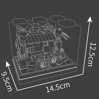 Mould King 24039+24040 Gourmet Dream Day Creative Building Block Toy 321 PCS