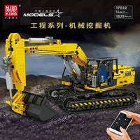 Mould King RC APP Motorized Excavator Truck Bricks Model Toys 17033