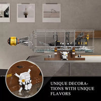 Mould King 10065 Drifting Bottle Black Pearl Ship STEM Gift Toy to Build 2206pcs