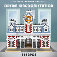 MOULD KING 11004 The Station Of The Creamland Building Block 3132 Pcs Set Gift