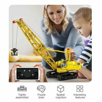 Mould King RC APP Crawler Crane Truck Brick DIY Model Kids Toy 17001
