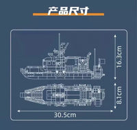 Mould King 10080-10084 multi-purpose lifeboat