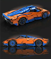 Building Blocks Set 13098 MOC APP RC Speed Tail Car W/Motor Brick Kids Toy Model